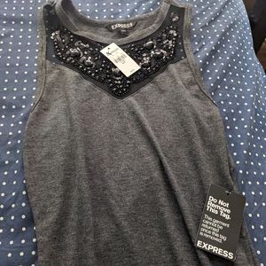 Express nwt size small/petite racer back body con dress